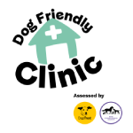 dog friendly clinic dogs trust accreditation at cathcart and winn vets farnham logo